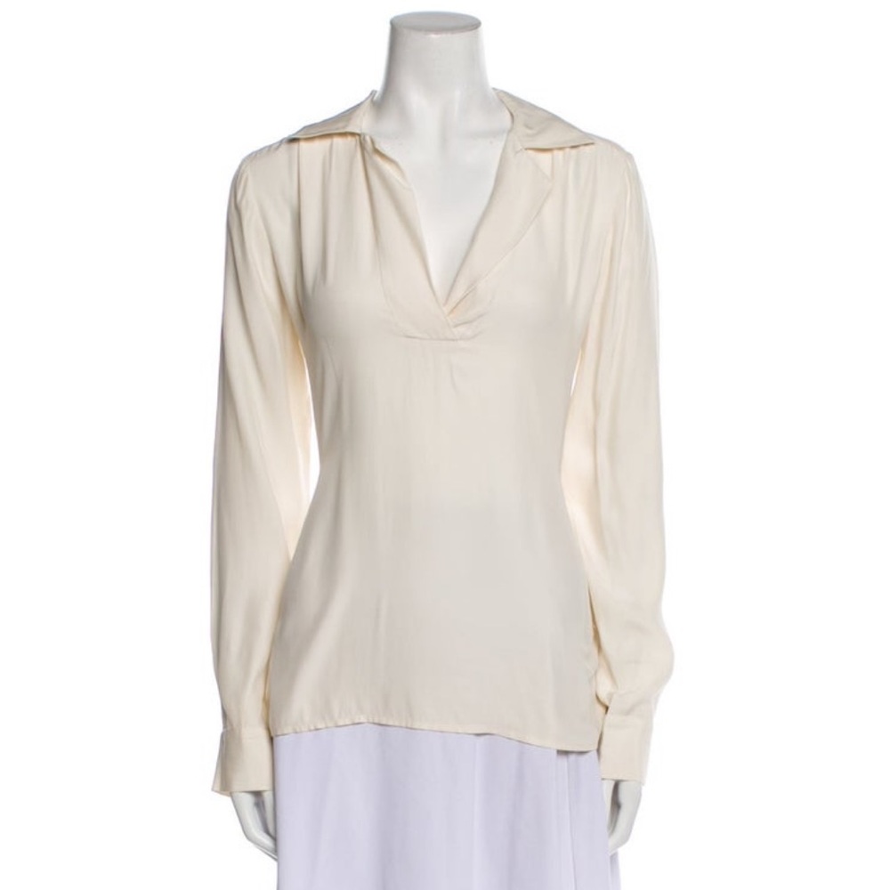 Frame off-white Silk Blouse